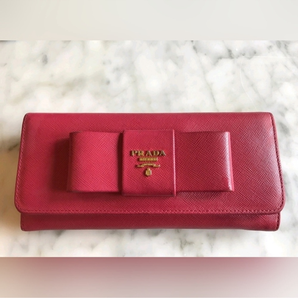 Prada Red Wallet